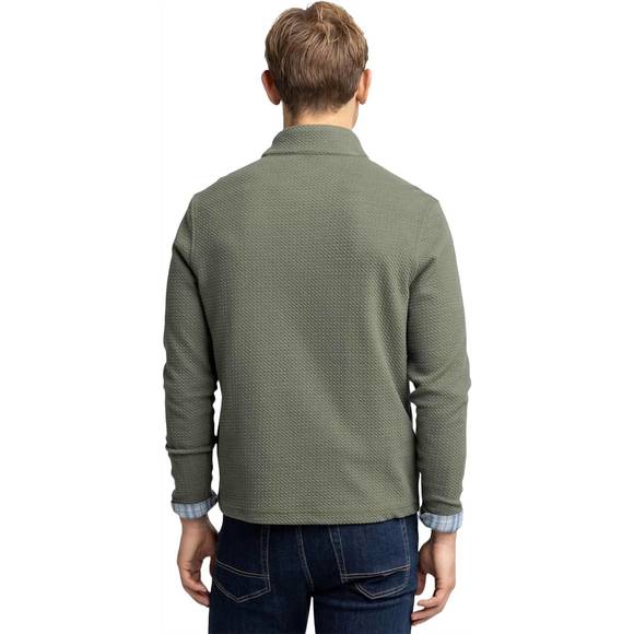 NEW SOUTHERN TIDE outbound quarter zip top in heather gulf green - Picture 2 of 3